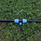 10 Pcs 1/2 to 1/4 inch Garden Hose Tubing Irrigation Fittings,3-Way Anti-Leak 1/2'' to 1/4'' Locked Barbed Drip Irrigation Tee Connectors (1/2"IDx0.6-0.63"OD) 1/2'' to 1/4'' Irrigation Tubing Fitting