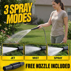 BIONIC STEEL 50 Ft Metal Garden Hose with Sprayer Nozzle