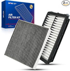 KAX Engine & Cabin Air Filter Kit for Hyundai Santa Fe 2021-2026, Tucson 2022-2026, Sonata 2020-2026, Santa Cruz 2022-2026, Kia Sorento 2021-2026, Sportage, K5, Replace# CF12820 CA12816