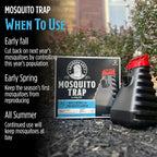 Grandpa Gus’s Mosquito Trap - Effective Long Term Outdoor Mosquito Control Killer Trap, Eco Friendly Insect Prevention for Patios and Gardens (Pack of 2)