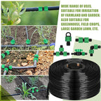 1000 ft 5/8 Inch Drip Tape Irrigation Kit Drip Tape 16 Mil 8" Spacing Hose Garden Watering Tubing System Automatic Irrigation Equipment for Plant, Landscape, Yard, Lawn and Farm