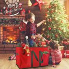 Christmas Nutcrackers Storage Box Stores 8 Figurines 15 " Storage Container | Large Ornaments Storage Box and More - Holiday Decor Organizer with Adjustable Dividers, Xmas Decorations Accessories Boxes