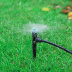 40Pcs Drip Irrigation Emitters Sprayers for 1/4" Tubing, Adjustable 360 Degree Water Flow Sprayers on 5.5" Arrow Stake for Garden Irrigation Watering System