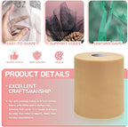 6" x 200 Yards Beige Tulle Fabric Rolls, Beige Spool Tulle Ribbon for DIY Tutu Skirt Wedding Decoration Baby Shower Birthday Party Backdrop Gift Wrapping Bow Craft Supplies