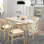 4th of July Table Runner, American Stars Patriotic Independence Day Table Runner for Indoor Outdoor Party Home Kitchen Dining Table Decor, Blue Red, 13x36inch