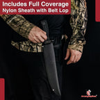 Armory Replicas Night Stalkers Don't Quit Sawback Sporting Knife