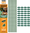 Plant Support Maker Kit – Modular Trellis Building System with Short Stakes & Extra Clips – Compatible with Standard Garden Stakes – Build Custom Plant Supports for Indoor or Outdoor Use