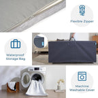 Odorless Foldable Mattress Full Size 75" x 54" x 4", 4 Inch Folding Foam Mattress with Storage Bag, Trifold Memory Foam Mattress for RV, Guest Bed