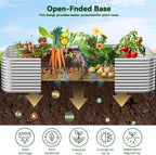 2 Pack Tall 6x3FT Corrugated Galvanized Steel Raised Garden Bed Outdoor, Metal Above Ground Garden Bed for Vegetables and Flowers, Raised Beds for Gardening-6x3x1.5FT