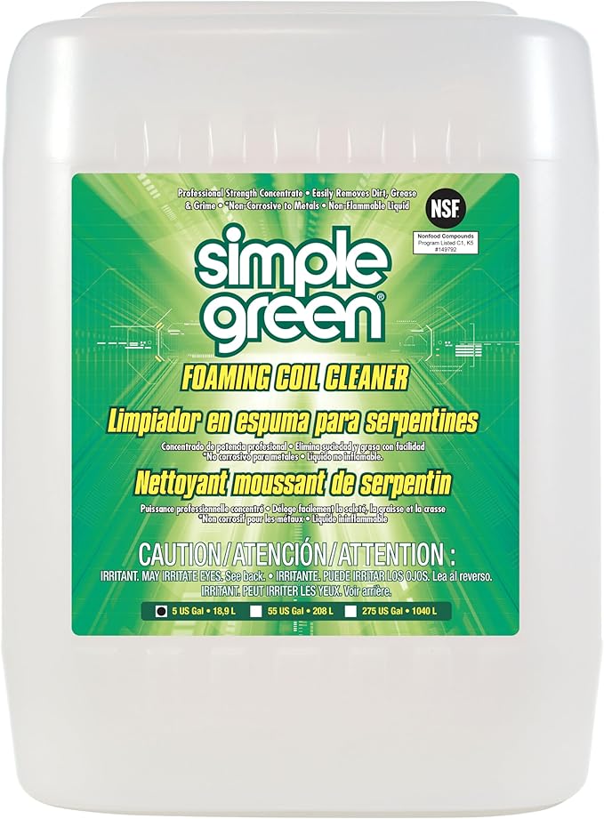 Simple Green Foaming Coil Cleaner 5 Gallon