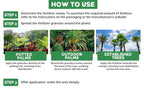 8-4-8 Professional Palm Tree Fertilizer Plant Food; for Indoor Potted Plants and Outdoor Landscape Palm Trees; Quick-Release Nitrogen Fertilizer and Continuous Feeding (5 QUARTS)