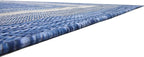 Unique Loom Outdoor Border Collection Area Rug - Soft Border (8' x 11' 4" Rectangle, Blue/ Ivory)