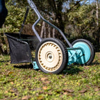 American Lawn Mower Company 1304-14GC 14-Inch 5-Blade Push Reel Lawn Mower with Grass Catcher, Mint