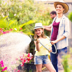 Expandable Metal Garden Hose 50 FT - 304 Stainless Steel Water Hose 50 FT - Lightweight non Kinking Flexible Garden Hose, no Bite