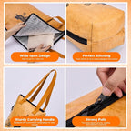 Reusable BBQ Blanket for Resting Meat - Insulated Smoker Grilling Bag with Wide Mouth for Large Brisket Pork Shoulders, and Turkeys Perfect BBQ Accessory & Gift for Men (15in)