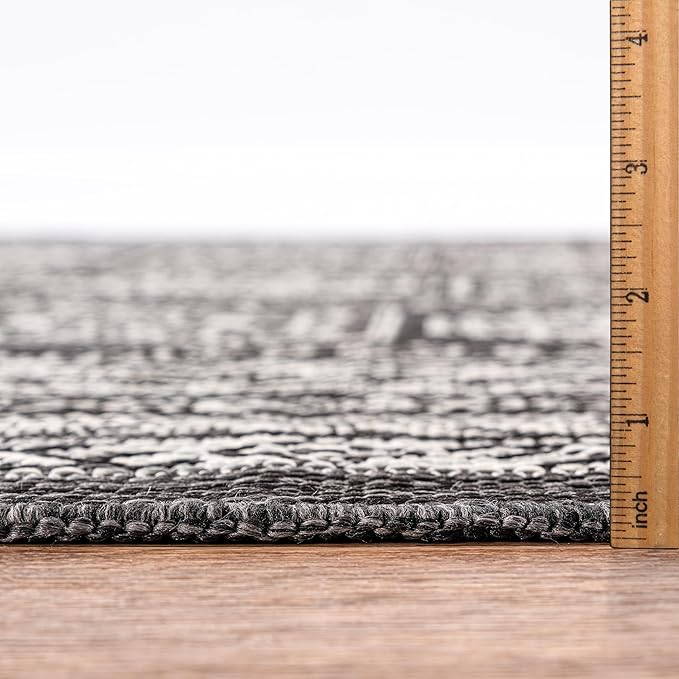 Keen Home Design Terrace Outdoor Runner Rug - 2x12 Washable Indoor/Outdoor Rug for Patio, Kitchen, Balcony, Beach, Garden, Deck and Porch, Size: 2'2"x11'10"