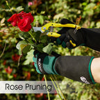 COOLJOB Thorn Proof Rose Pruning Garden Gloves for Men, Long Sleeve Large