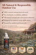 Fox Urine Southern Snares Pure 16 oz Red Fox Urine Predator Urine Animal Repellent Fox Pee Trapping Lure