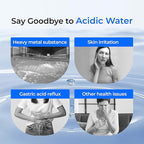 Waterdrop Alkaline DA97-17376B Water Filter, Enhances pH, Replacement for HAF-QIN/EXP, DA97-08006C, RF28R7201SR, RF28R7351SG, WD-F45-AL, 3 Filters