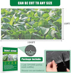 10 X 100 FT Garden Mesh Netting Pest Barrier for Raised Beds, Fruit Tree Netting for Cicadas, Bird Insect Nettings for Garden, Blueberry Bush Strawberry Netting Cover for Garden Protection