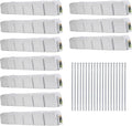 Beuta Landscape Edging | Garden Edging Border | Faux Stone Blocks for Lawn Edging, Flower Beds & Yard Edging – 10 Pack | Each Section Has 6 Blocks 48" L x 4" W x 6.5" H | 20 Spikes | Limewash