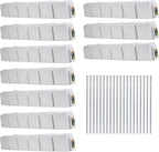 Beuta Landscape Edging | Garden Edging Border | Faux Stone Blocks for Lawn Edging, Flower Beds & Yard Edging – 10 Pack | Each Section Has 6 Blocks 48" L x 4" W x 6.5" H | 20 Spikes | Limewash