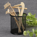 18 PCS DIY Sand Zen Garden Tools, Mini Zen Garden Rake Sets for Serenity and Spiritual Meditation, Tasteful and Elegant Zen Garden Accessories for Home Decor, and Father or Mother's Gift, by GNIEMCKIN