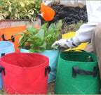7-Gallon Fabric Grow Bags (7 Pack of Mix Colors) with Handles for Potato Tomato Flower and Vegetables