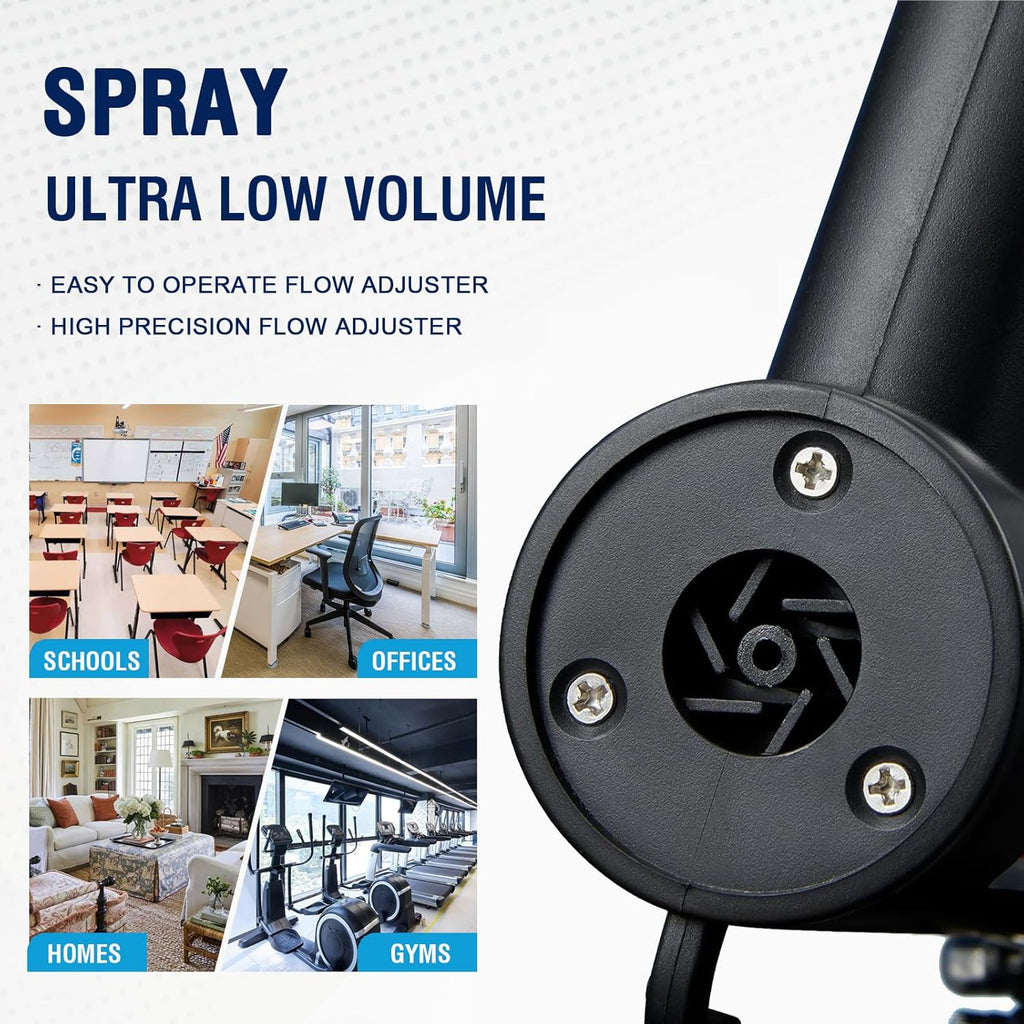 LONYEON 8L Electric ULV Cold Fogger Machine with Backpack Mist Atomizer, Adjustable Flow Rate, Large Area Spraying for Home Indoor Outdoor