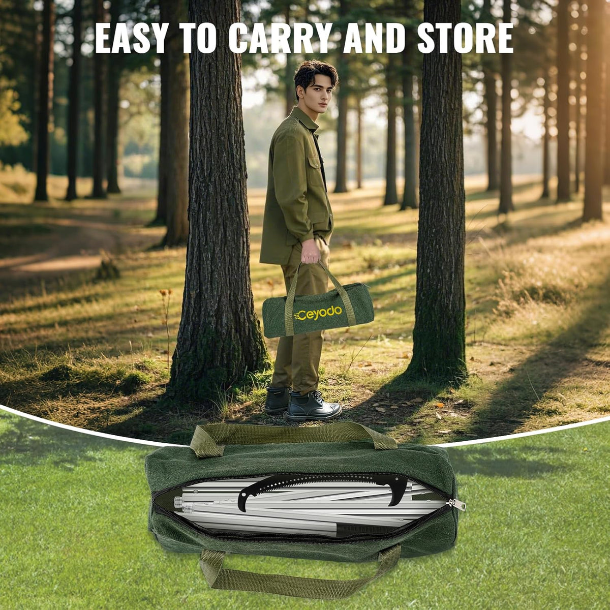 Manual Pole Saw 15ft, Lightweight Manual Stainless Steel Extension High Pole Pruning Pole Saw for Tree Trimming Branches at Forestry Yard Garden Patio