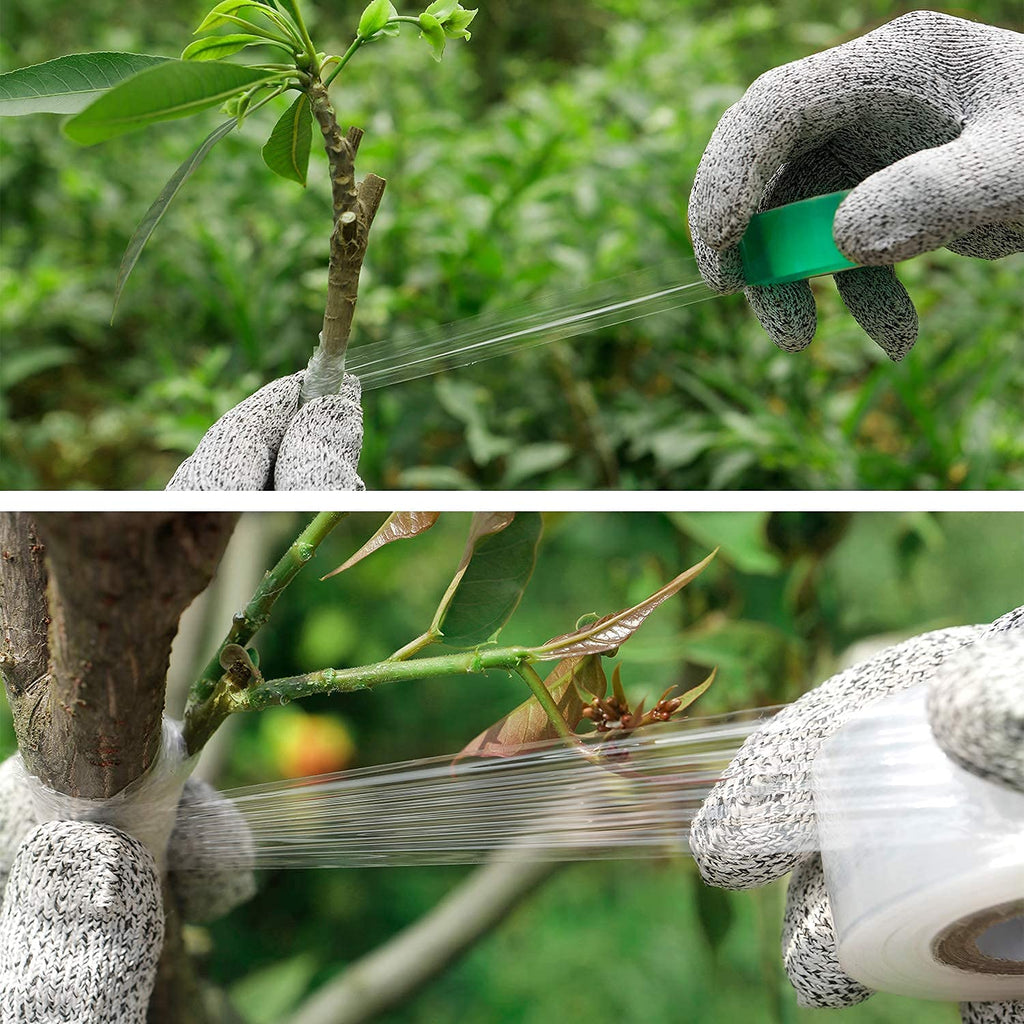 Professional Grafting Tool Kit - 3-in-1 Pruner with SK5 Blades, Grafting Knife, Tapes, Labels & Clips - Fruit Tree Grafting Supplies for Apples, Peaches, Grapes (Gardening Grafting Tools)