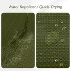 Stall Shower Curtain 36 x 72 Inches, Heavy Duty Fabric Hotel Quality Waffle Textured 256GSM Army Green Shower Curtain