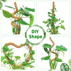 2 Pack Moss Pole, 47-Inch Moss Poles for Plants Monstera,Bendable Plant Support Stakes for Climbing Plants Indoor, Garden Trellis Plant Stick for Potted Plants, Pothos Philodendron