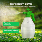 VIVOSUN 50oz Pump Sprayer, Handheld Garden Water Sprayer Bottle with Adjustable Brass Nozzle, for Spraying Plants, Flowers, Weeds and Cleaning, Green