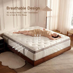 Queen Mattress, 12 inch Queen Size Cooling Gel Memory Foam Mattresses for Pressure Relief, Medium Firm Hybrid Mattress in a Box, CertiPUR-US Certified