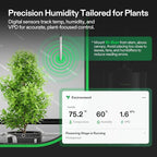 VIVOSUN AeroStream H05 Intelligent Wi-Fi Humidifier, 1.32 Gal / 5 L Humidifier with Temp & Humidity Probe, Smart Remote Control, Designed for Growers