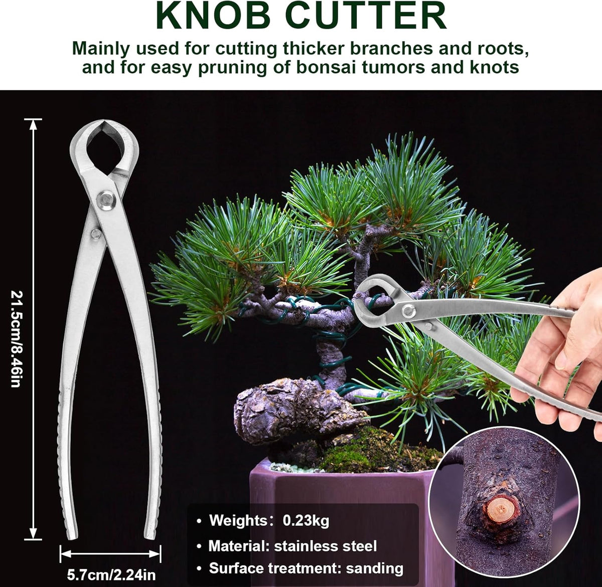 6 PCS Bonsai Pruning Tool Set, 6 Different Roles of Scissors to Meet All the Needs of the Usage Process, for Plant Pruning and Shaping, Free Your Hands and Easy to Finish the Work