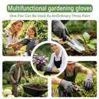 Trendara 8 Pairs gloves for men gardening gloves,garden gloves for women,Breathable latex dipped gloves,Suitable for weeding and warehouse handling