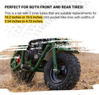 (2-Pack) Replacement Front or Rear Inner Tubes for 90/65-6.5” and 110/50-6.5” Mini Pocket Bike Tires - Fits Most 38cc, 47cc, and 49cc Mini Pocket Bikes - Compatible with MTA1/MTA2, GP-RSR, and More