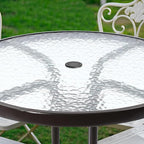 DECOHS 4 Pcs 2 Inch Parasol Umbrella Hole Ring Plug and Cap Set, Thicker Patio Table Hole Cover Insert, Deck Table Umbrella Holes Plug Replacement Parts for Outdoor Patio Table Garden Yard