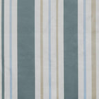 AAAAAcessories Outdoor Seat Cushions for Chairs, Waterproof, Fade-Resistant, 24" x 24" x 4", Patio Furniture Replacement Cushions, Set of 2, Slate Gray Blue Coastal Stripe