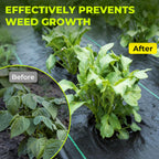 4ft x 300ft Weed Barrier Landscape Fabric, 3.2oz Heavy Duty Woven Fabric
