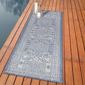 Keen Home Design Terrace Outdoor Runner Rug - 2x12 Washable Indoor/Outdoor Rug for Patio, Kitchen, Balcony, Beach, Garden, Deck and Porch, Size: 2'2"x11'10"