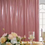 10x10 ft Wrinkle Free Rose Gold Sequin Backdrop Curtain for Parties,Thick Not Fall-Off Glitter Backdrop Drapes,2 Panels 5x10ft Shimmer Photo Back Drop Cloth for Wedding Birthday Photography Background