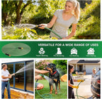 Garden Hose 75 ft Flexible Non-Expandable Water Hose Kink-Free Ultra Lightweight Leak-Proof Durable Portable Wear-Resistant Hoses Pipe with 3/4" Brass Fittings for Outdoor Yard Lawn Car Wash