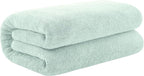 Cotton Paradise 100% Cotton 40x80 Oversized Bath Sheet, Extra Large Turkish Bath Towels for Bathroom, Mint Green Bathsheet