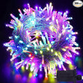 KAQ 115FT 300LED Multi-Colored String Lights Indoor/Outdoor Waterproof with 8 ModesTwinkle Plug in Warm White Lights for Outside Garden Bedroom Christmas Tree Decorations (Multicolor)