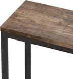 Harper & Bright Designs 4-Piece Dining Table Set, 60.2" L Solid Wood Dining Table with 3 Stools and Metal Frame for Kitchen Dining Room, Natural