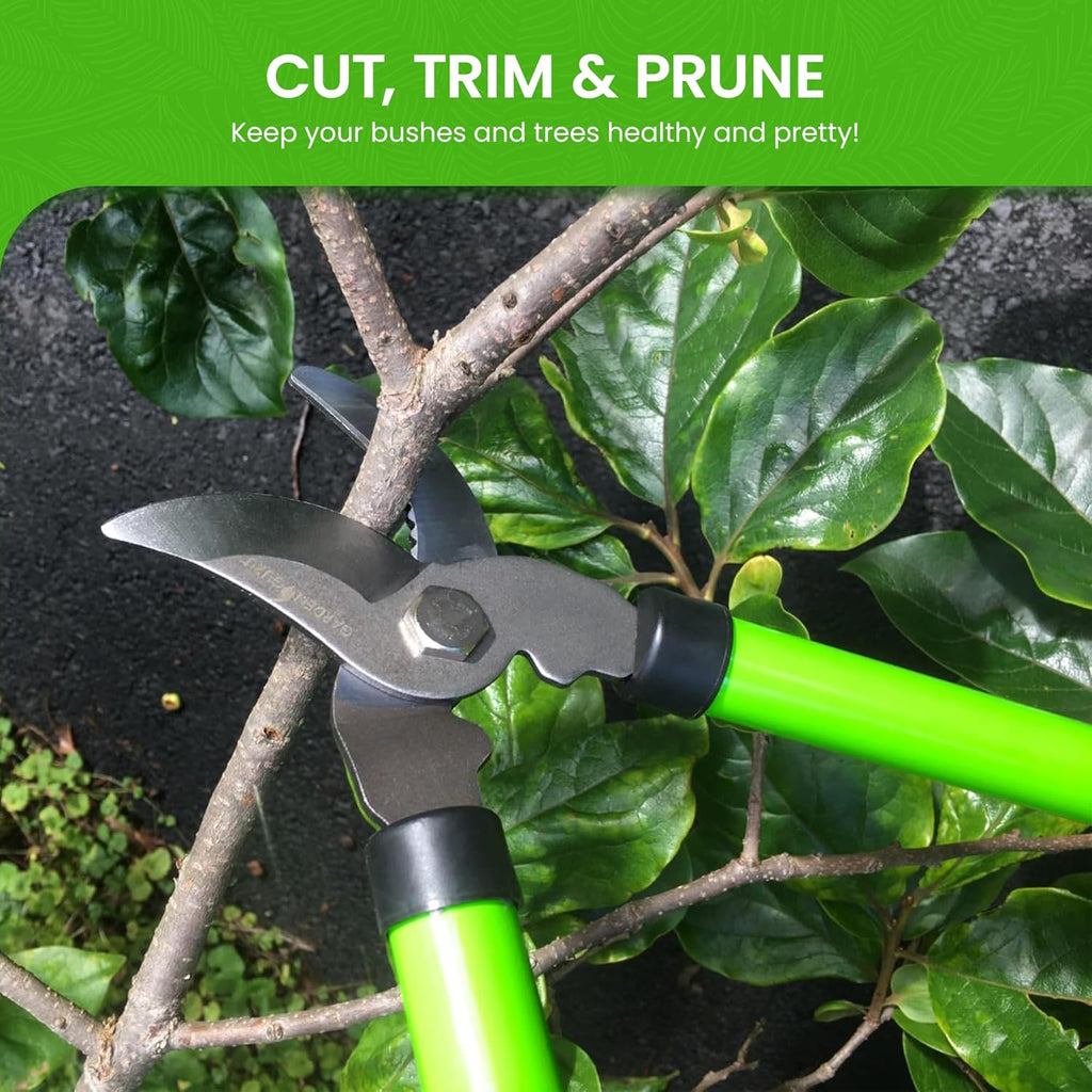 GARDEN GURU Bypass Loppers Tree Trimmer Clipper – 15 inch High Carbon Steel Blade Gardening Loppers - Comfort Grip Handles – Heavy Duty Branch Cutter – Cut Thick Branches w Ease - 1 Case (30 Pcs)