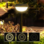 Ensenior 8-Pack Solar Lights Outdoor, Auto ON/Off 3000K LED Solar Garden Lights for Pathway, Yard, Patio, Walkway, Flower Bed, Waterproof, Energy-Efficient Landscape Lighting, Adjustable Height